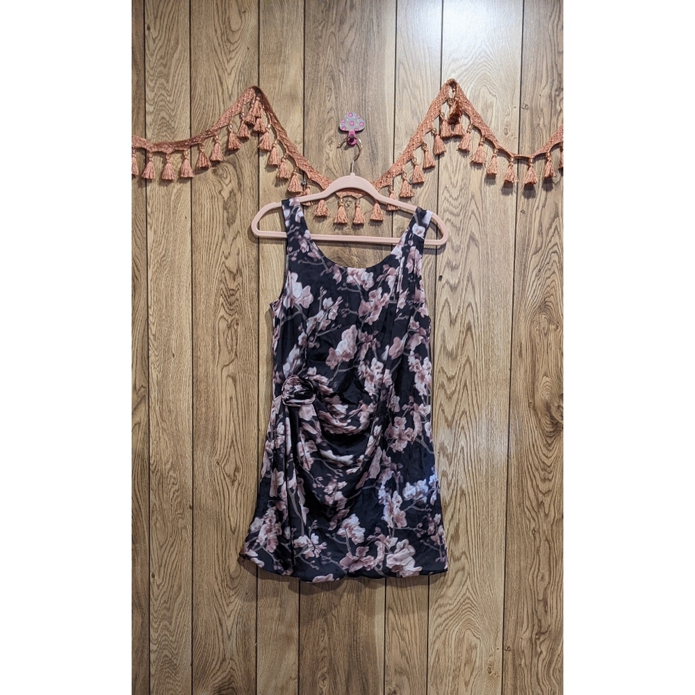 H&M Silky Rose Print Dress